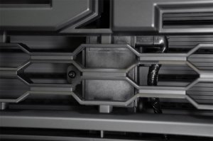 Ford Ranger Raptor Adaptive Cruise Control Relocation Kit - Addictive Desert Designs - Adjustable - Hammer Black - `24-`27 Ford Ranger Raptor Adaptive Cruise Control Relocation Kit - Addictive Desert Designs - Adjustable - Hammer Black - `24-`27